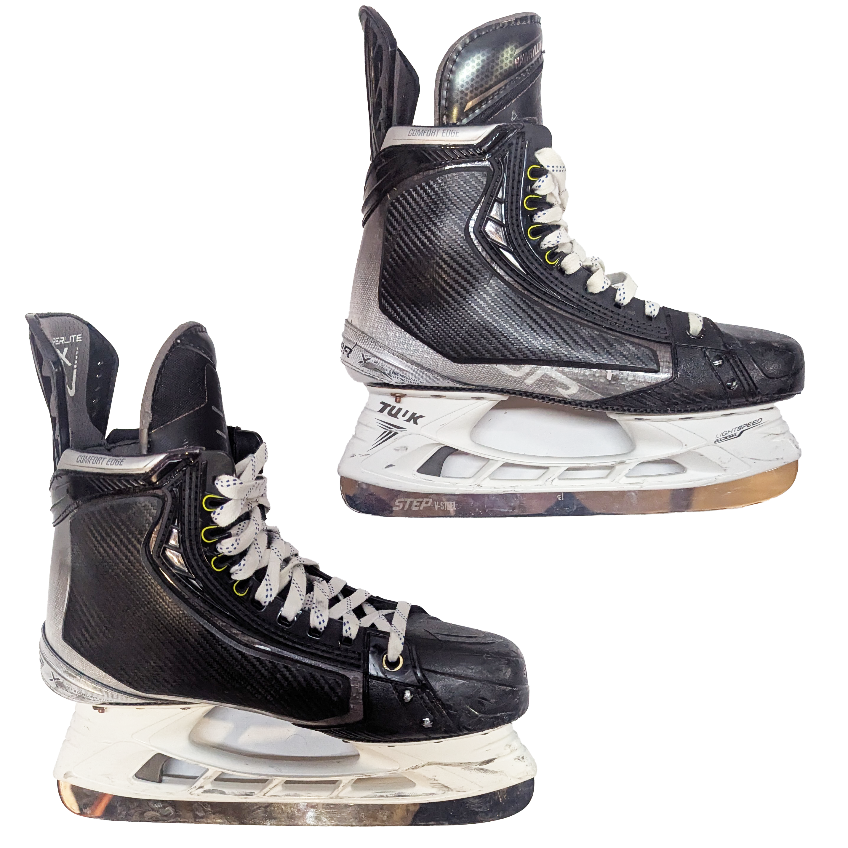 Bauer Vapor Hyperlite - Used Pro Stock Hockey Skate with Shot Blockers - Size 8.5